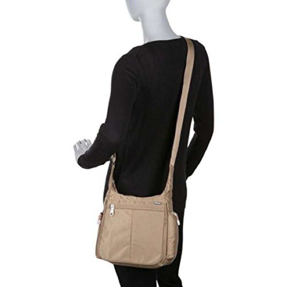 Ebags Women’s Piazza Day Crossbody Bag in sandstone